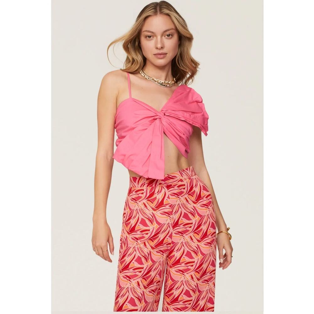 Ashley Park x RTR | Pink Bow Crop Top Size Medium